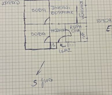 Stan: Zagreb, 1.Petruševec 78.98 m2